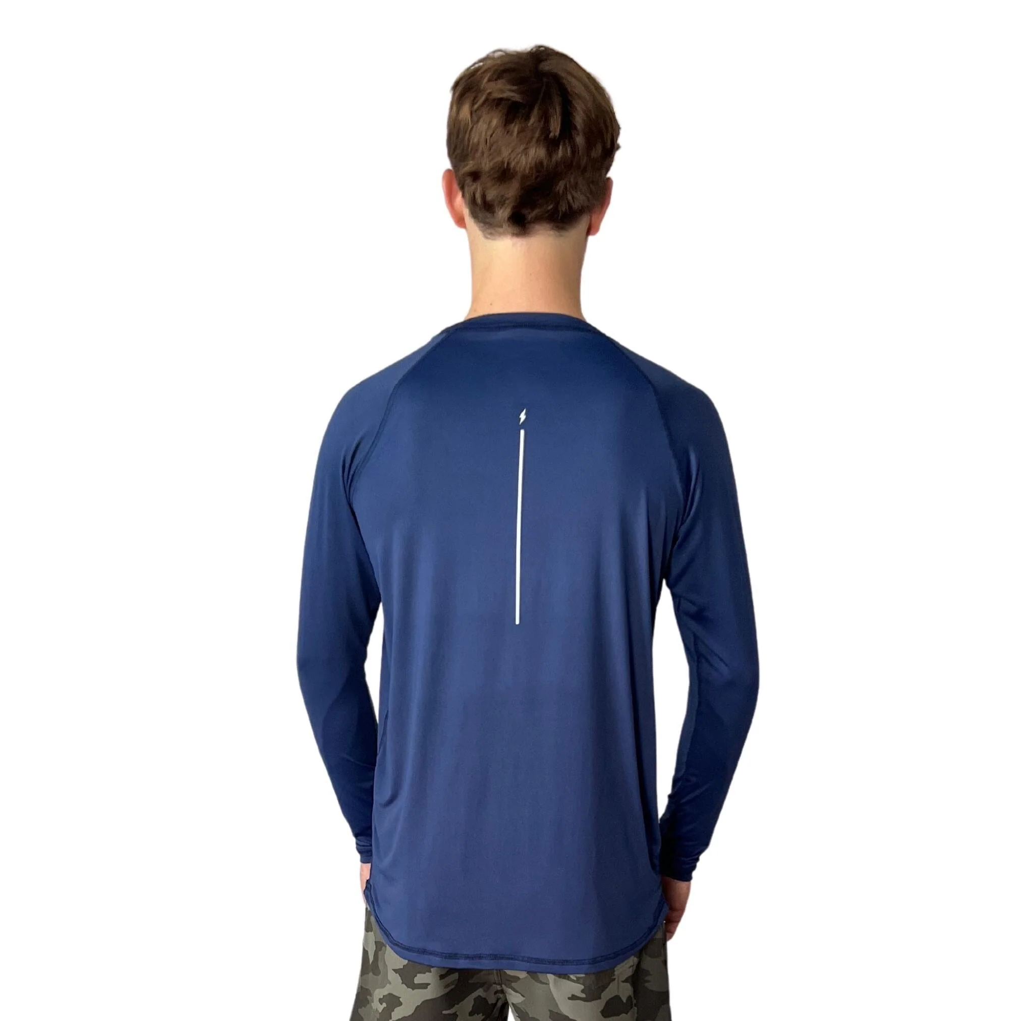 Performance Long Sleeve Shirt - Navy - Image 5